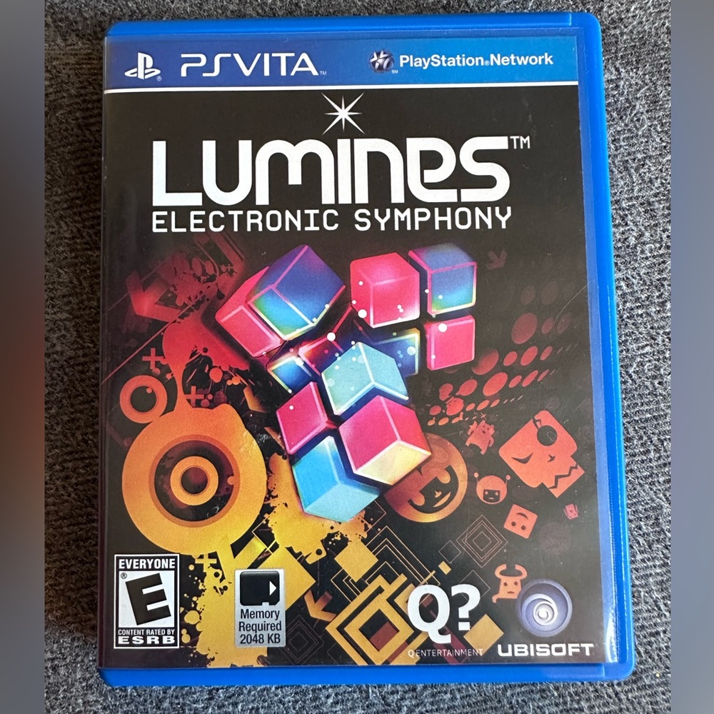 PSVita E rated Puzzle game Lumines Electronic Symphony